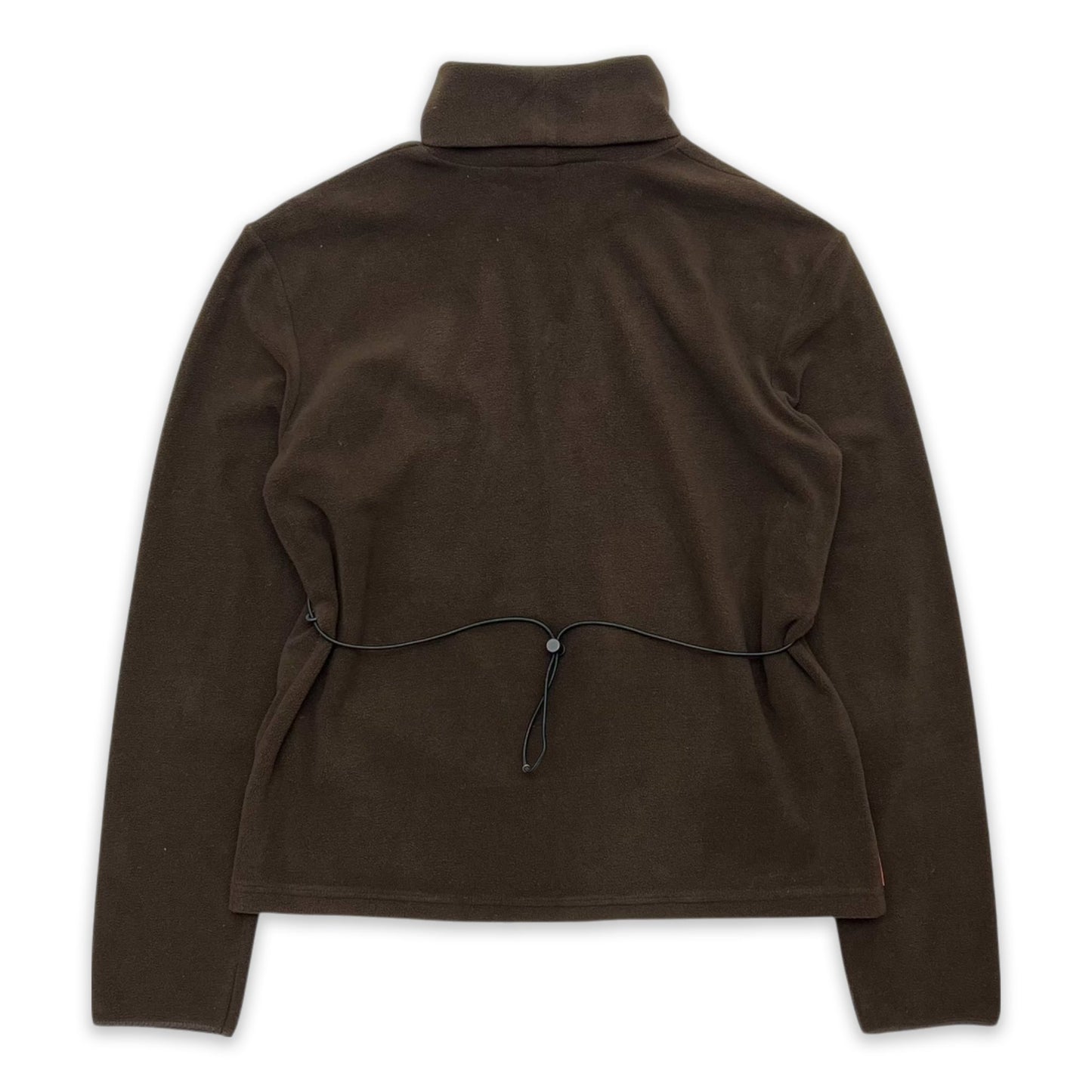PRADA SPORT LONG SLEEVE CORDED ROLL NECK