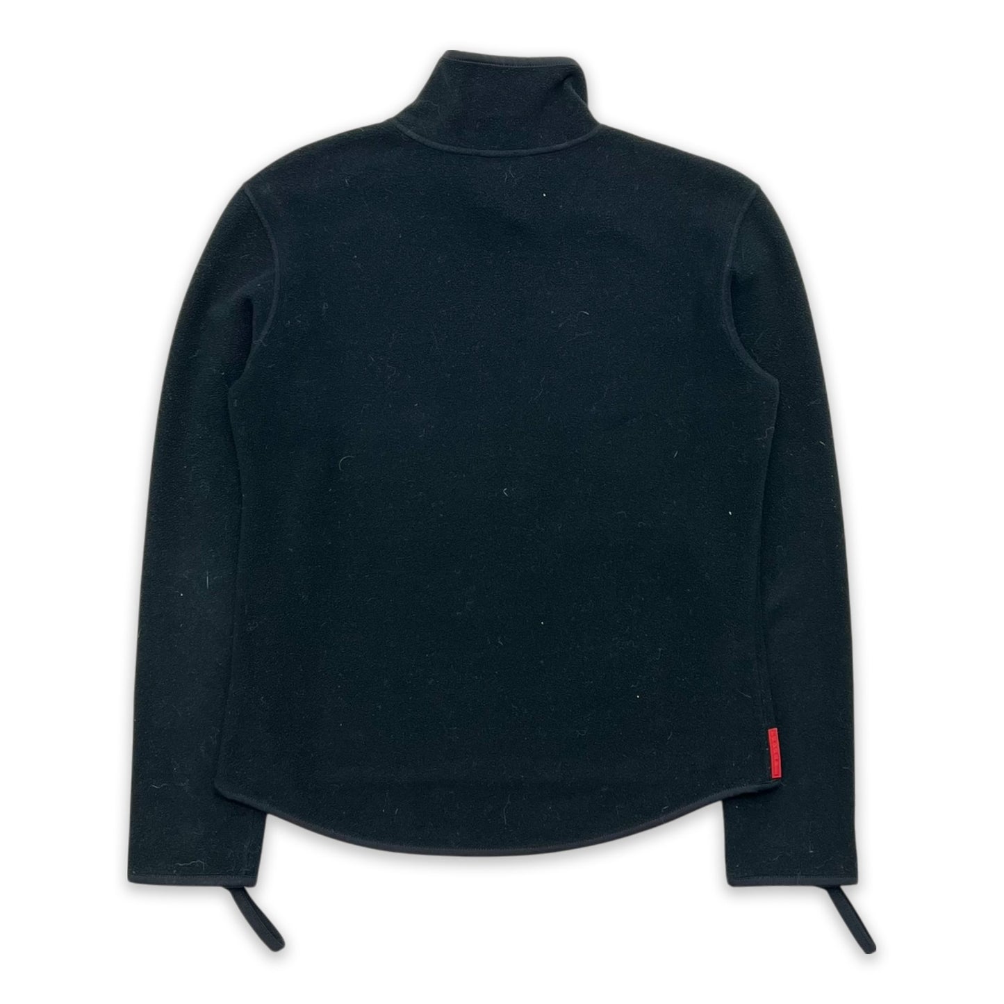 PRADA SPORT ASYMMETRICAL ZIP FLEECE