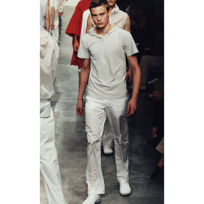 PRADA SPORT SS99 HOODED NYLON STRETCH TOP