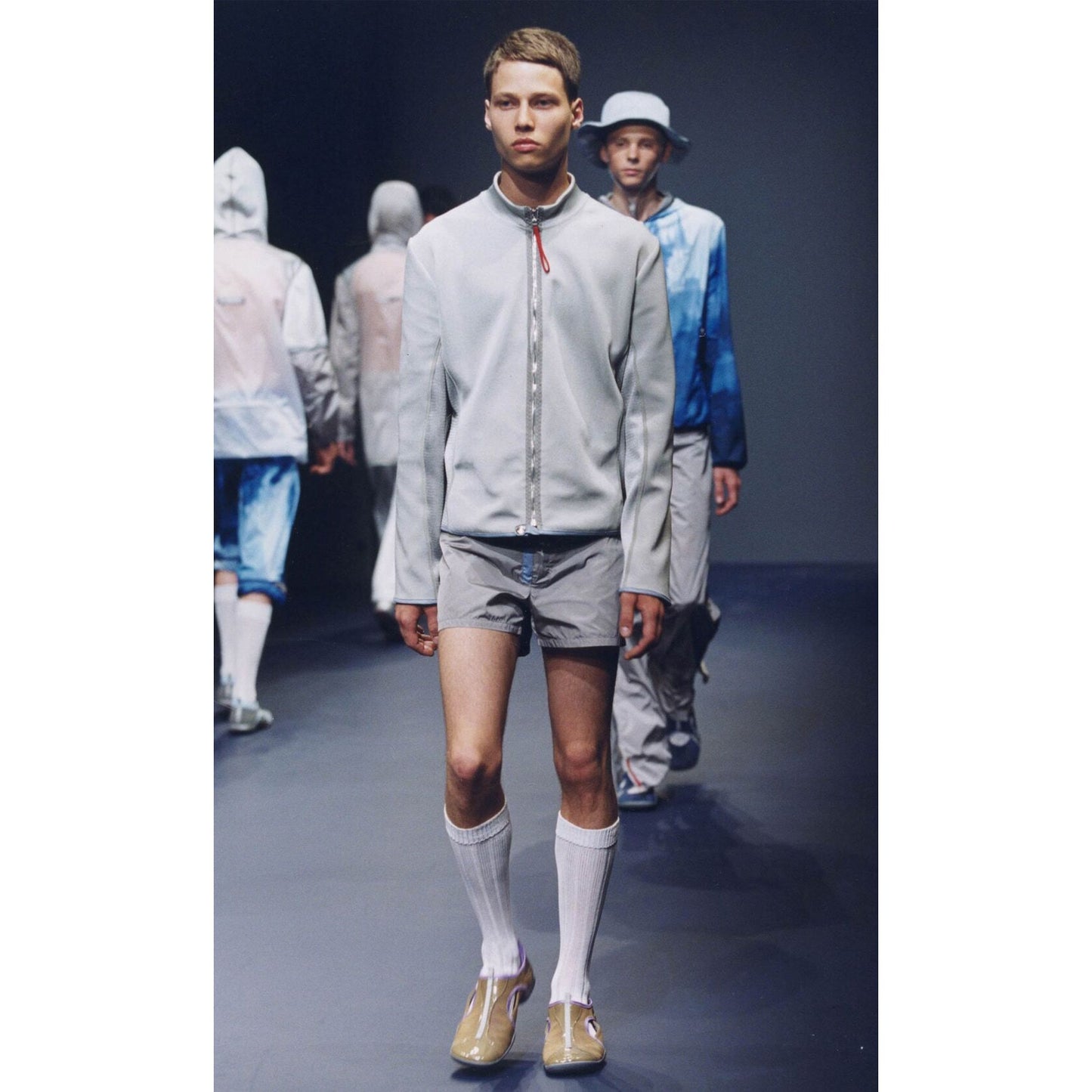 PRADA SPORT SS00 PANELLED SHORTS