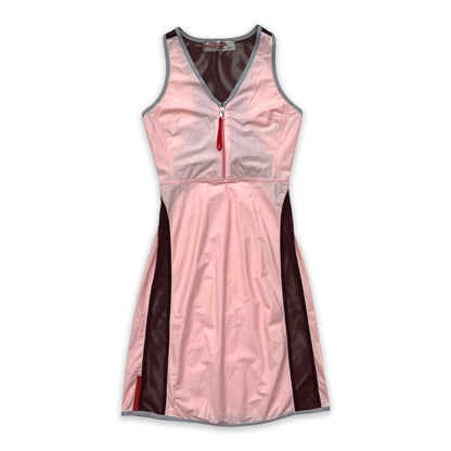 PRADA SPORT SS00 PINK DRESS MESH TIE BACK