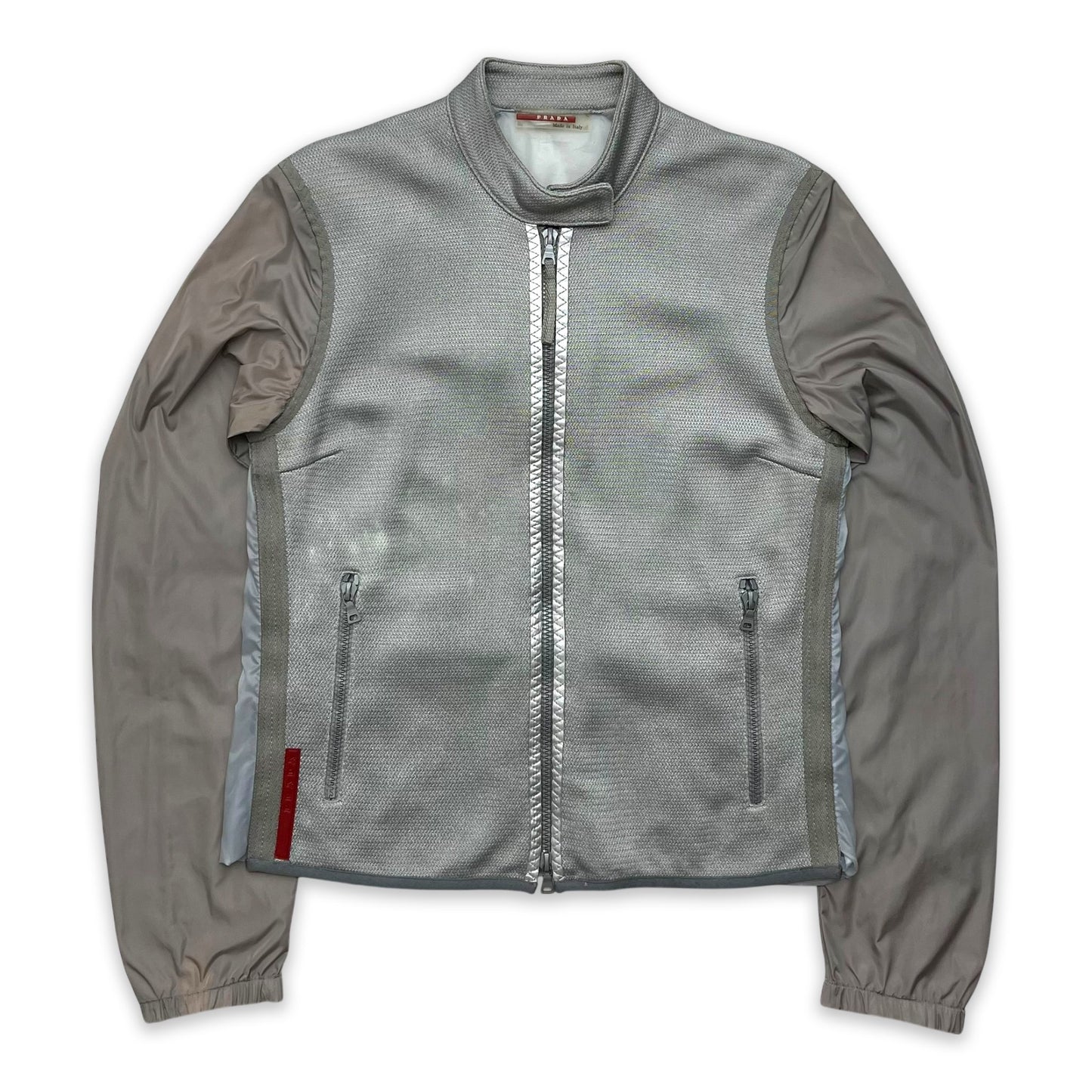 PRADA SPORT SS00 METALLIC MESH JACKET