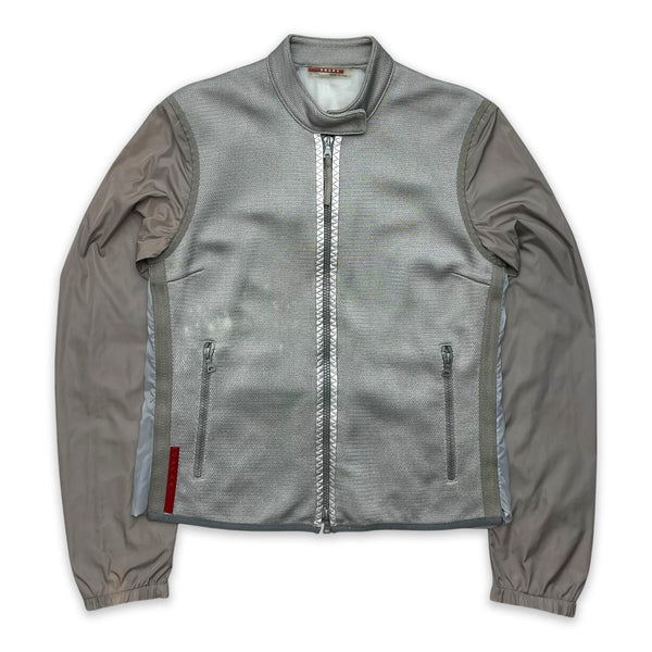 PRADA SPORT SS00 METALLIC MESH JACKET