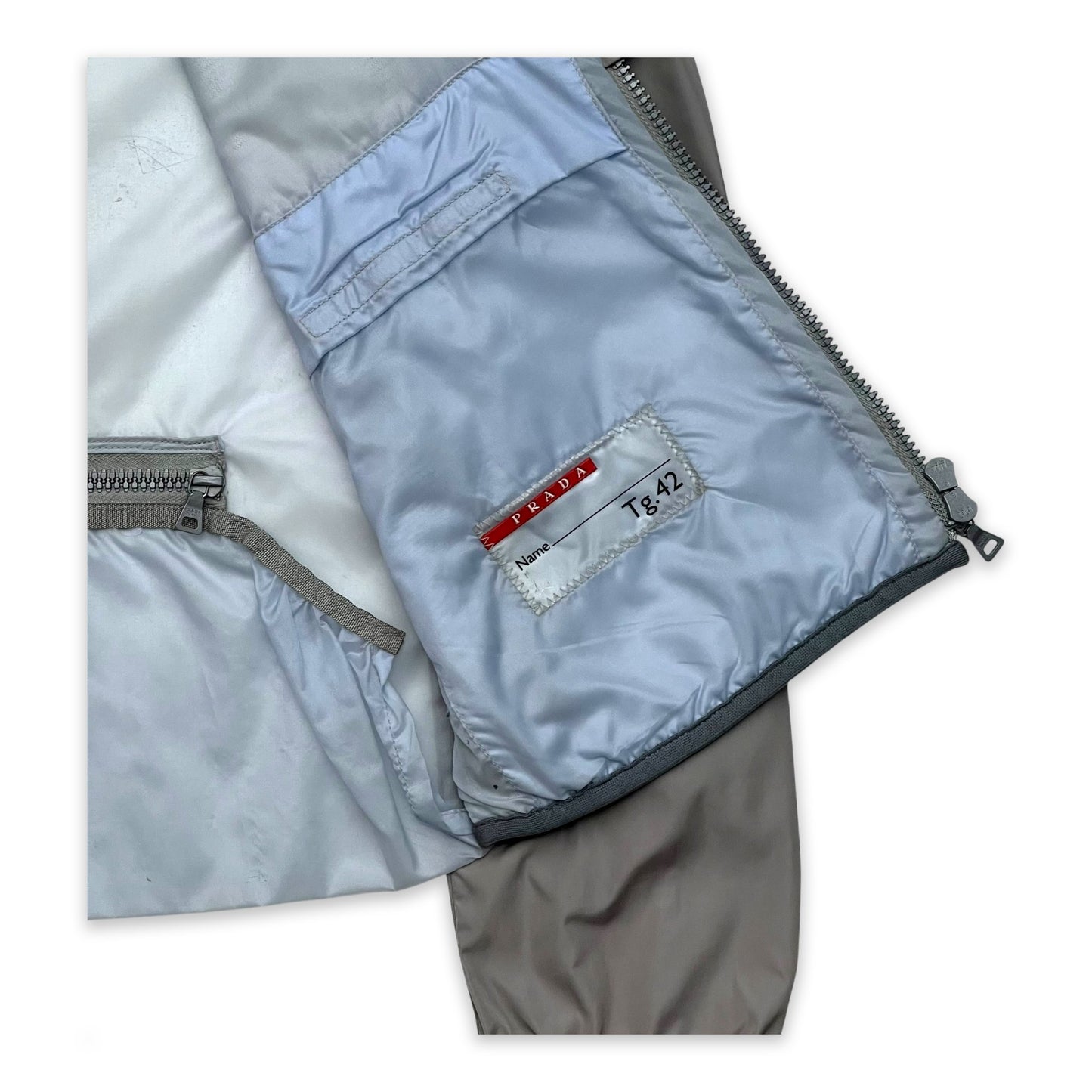 PRADA SPORT SS00 METALLIC MESH JACKET