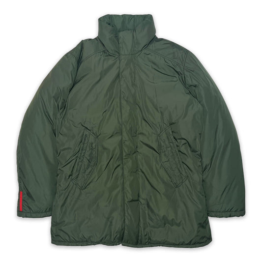 PRADA SPORT FW01 PADDED JACKET W/ DETACHABLE HOOD
