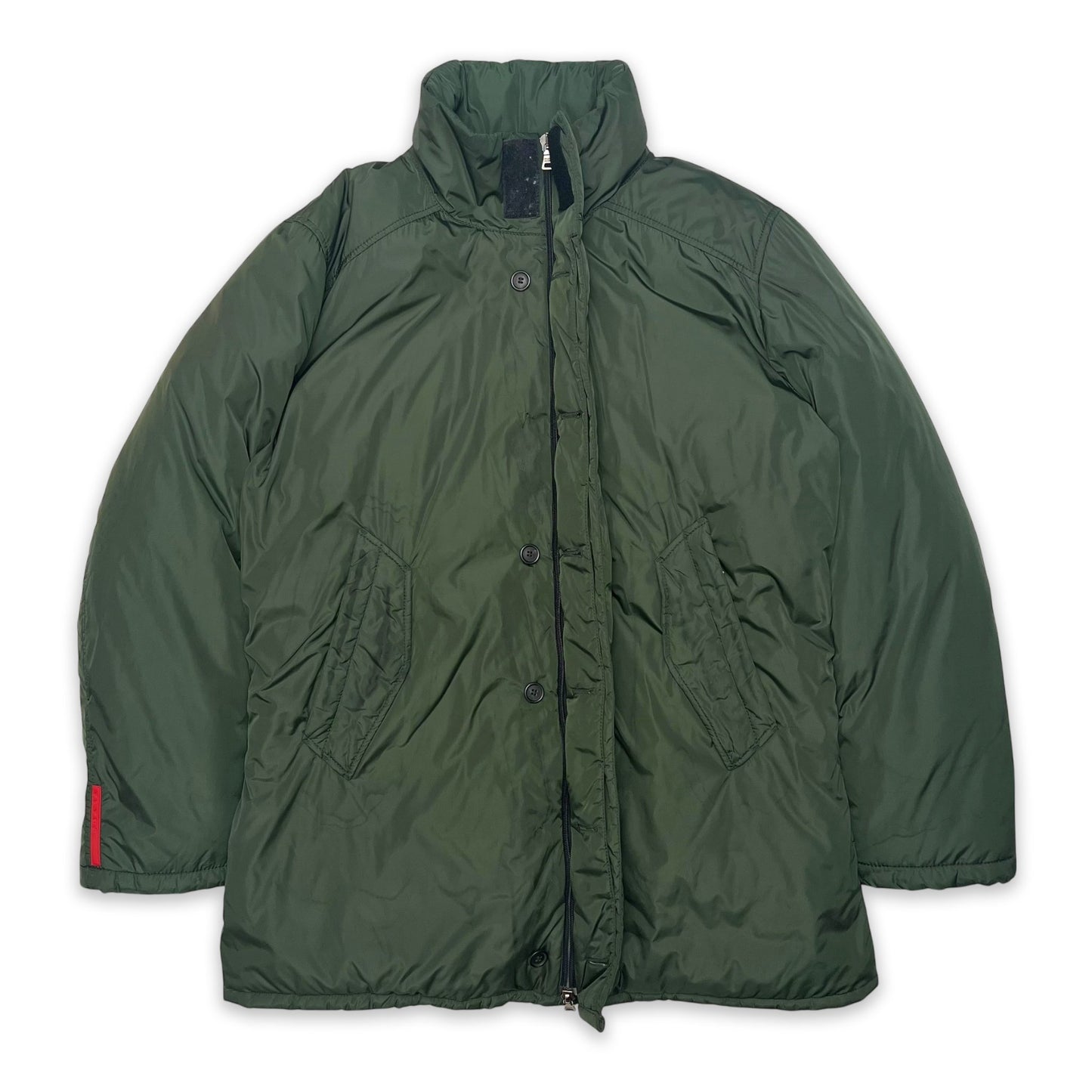 PRADA SPORT FW01 PADDED JACKET W/ DETACHABLE HOOD