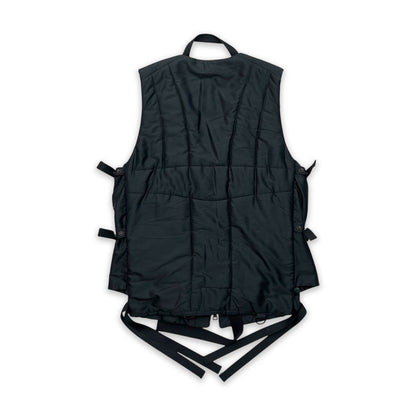 PRADA SPORT SILK STRAP QUILTED GILET