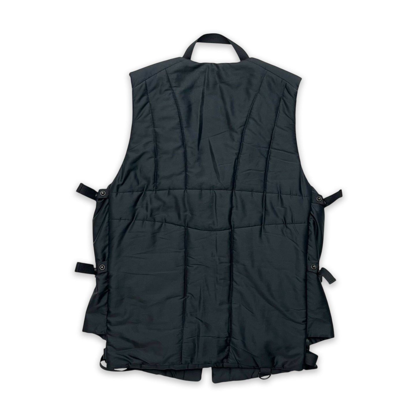 PRADA SPORT SILK STRAP QUILTED GILET