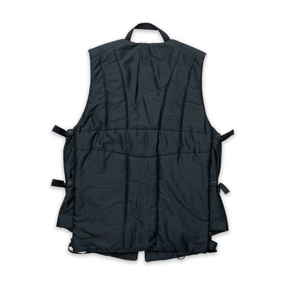 PRADA SPORT SILK STRAP QUILTED GILET