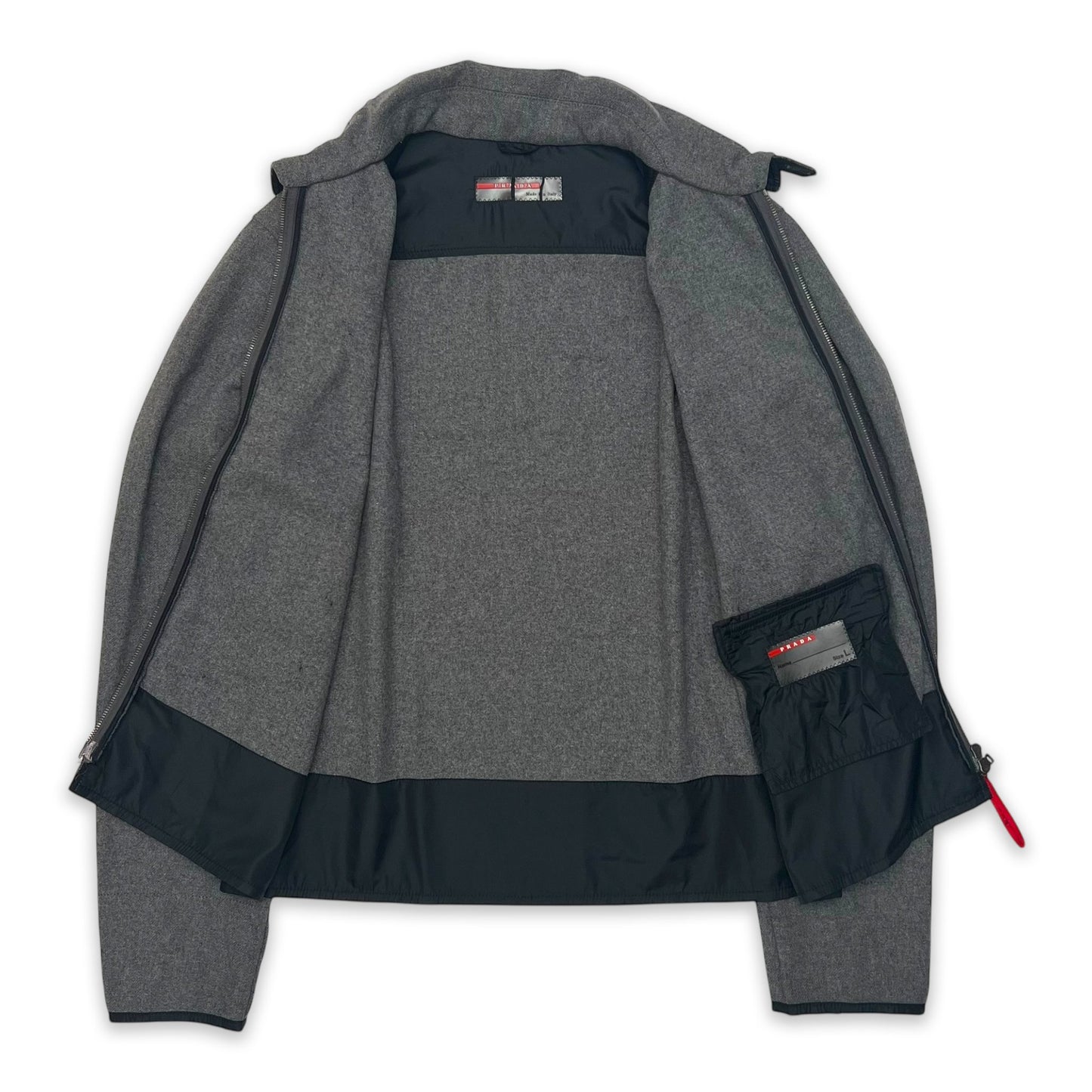 PRADA SPORT TECHNICAL WOOL JACKET