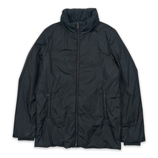 PRADA SPORT LONG JACKET W/ PACKABLE HOOD