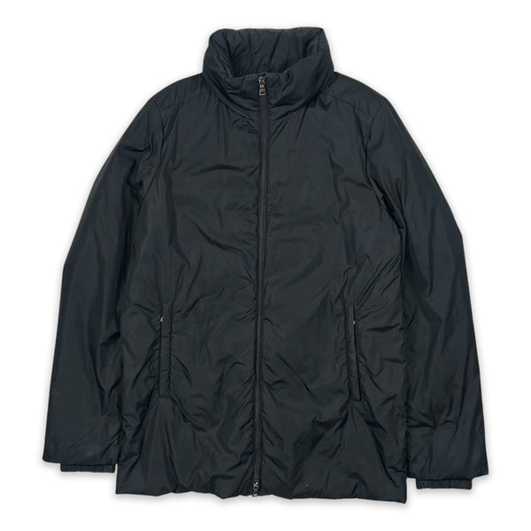 PRADA SPORT LONG JACKET W/ PACKABLE HOOD