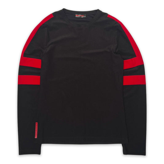 PRADA SPORT TECHNICAL LONG SLEEVE TOP