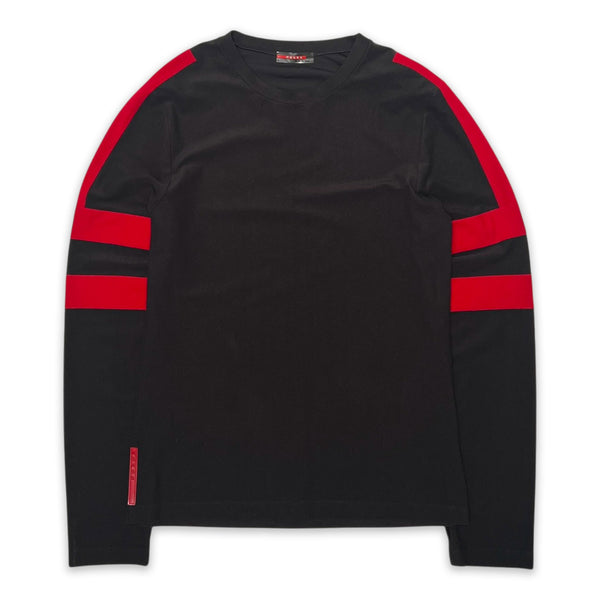 PRADA SPORT TECHNICAL LONG SLEEVE TOP