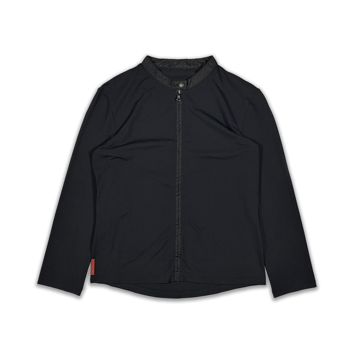 PRADA SPORT STRETCH ZIP TOP