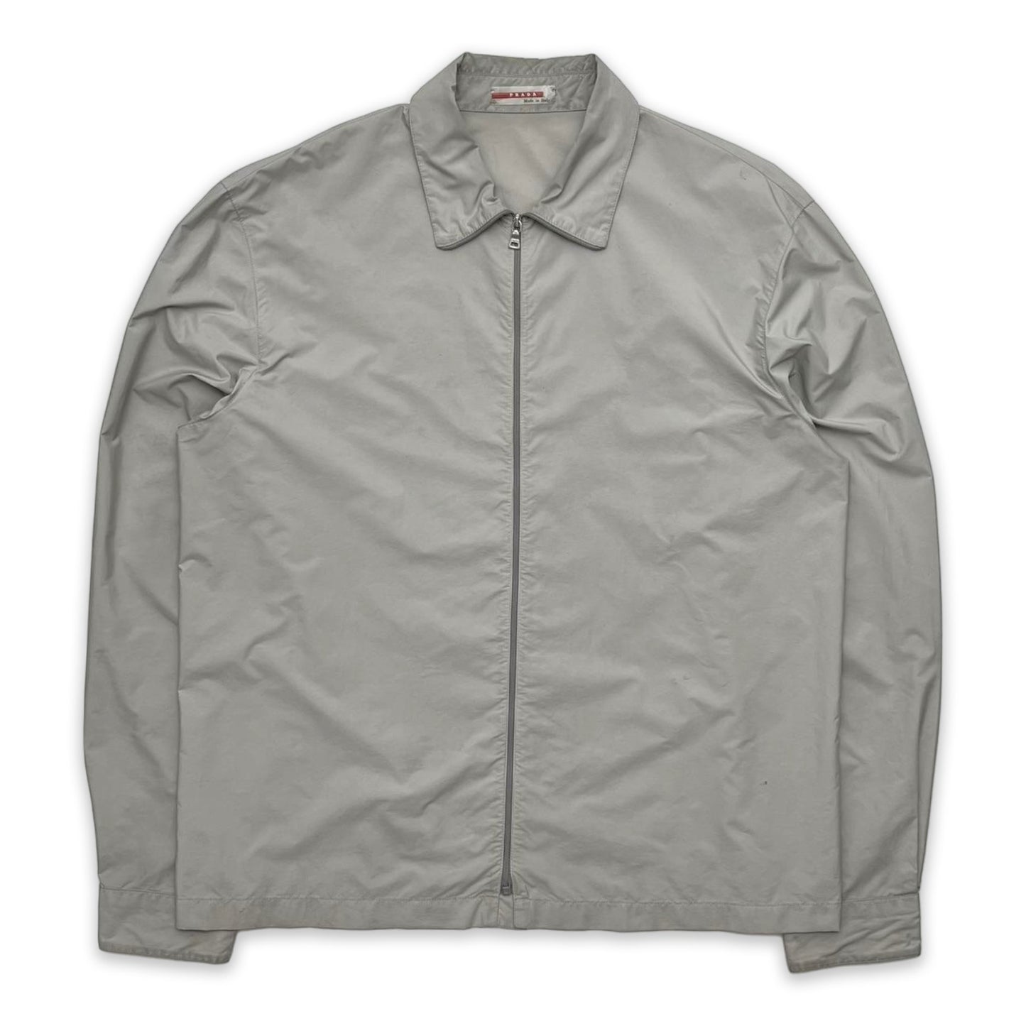 PRADA SPORT SS99 COLLARED ZIP OVERSHIRT