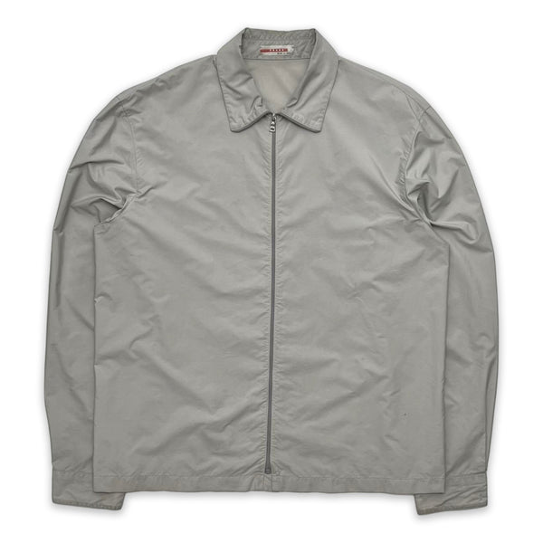 PRADA SPORT SS99 COLLARED ZIP OVERSHIRT