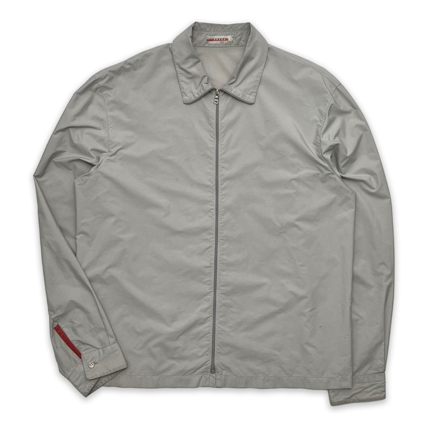PRADA SPORT SS99 COLLARED ZIP OVERSHIRT