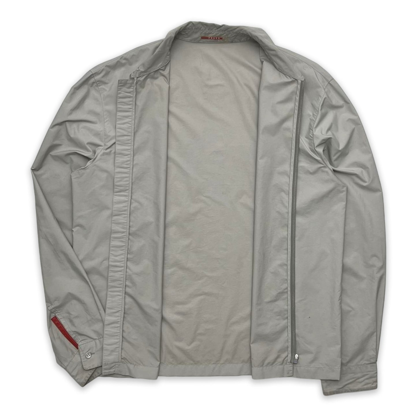 PRADA SPORT SS99 COLLARED ZIP OVERSHIRT