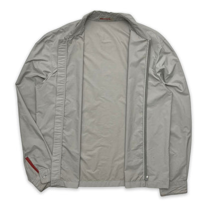 PRADA SPORT SS99 COLLARED ZIP OVERSHIRT