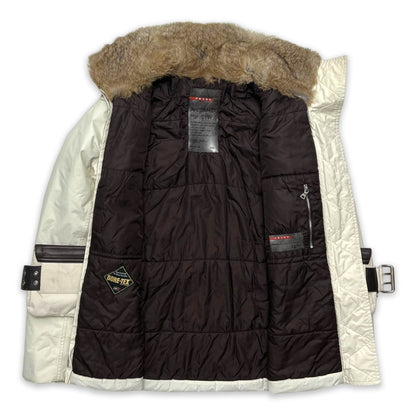 PRADA SPORT RABBIT FUR SKI JACKET