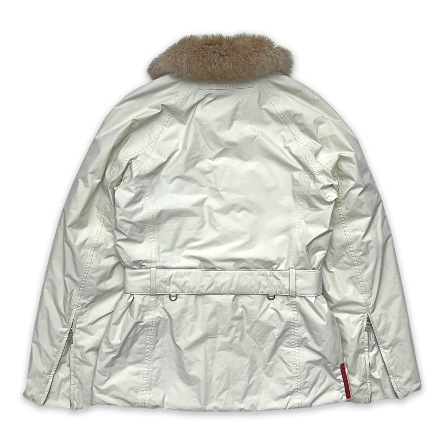 PRADA SPORT RABBIT FUR SKI JACKET