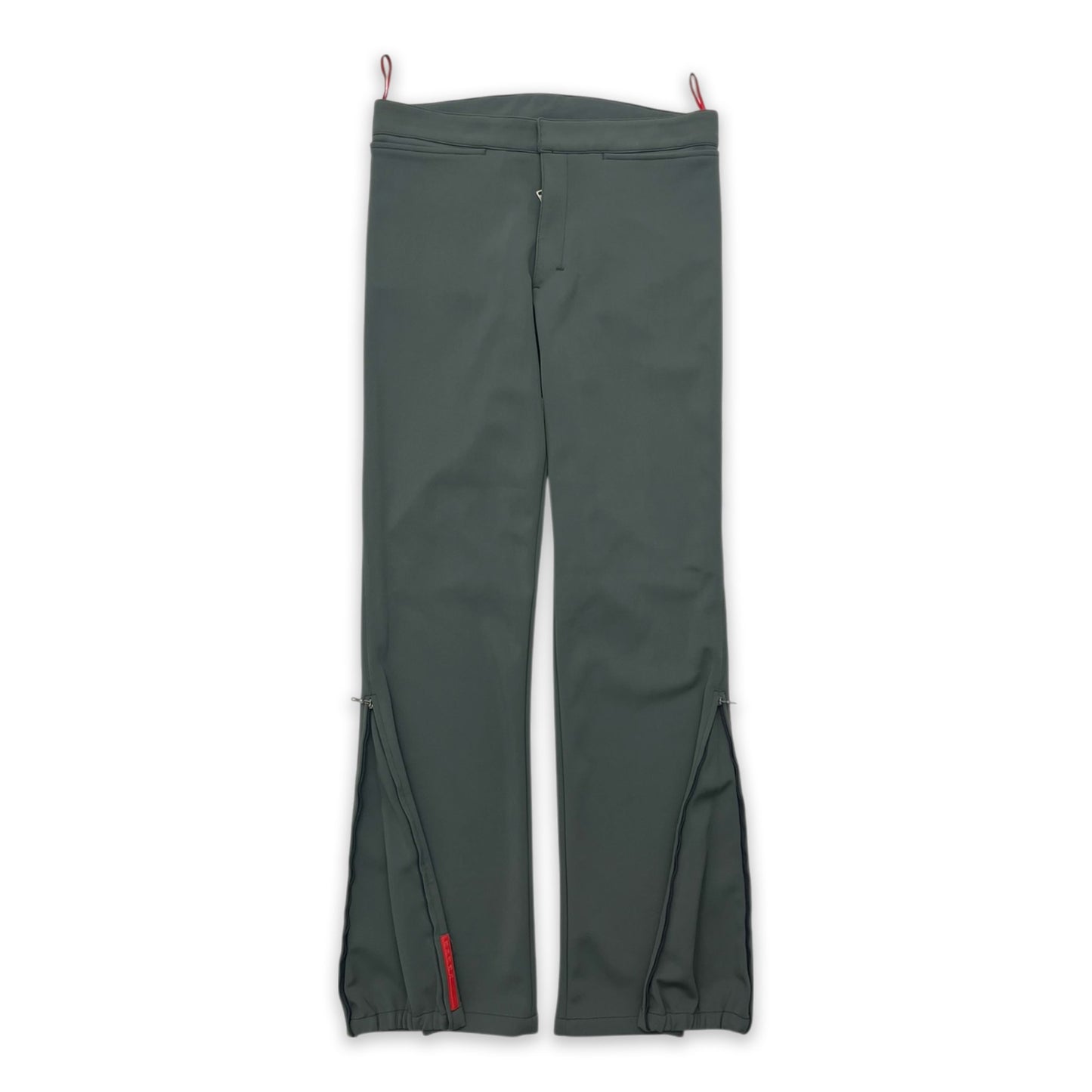 PRADA SPORT TECHNICAL ZIP NYLON PANTS