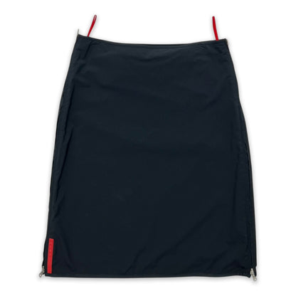 PRADA SPORT DUAL ZIP TECHNICAL SKIRT