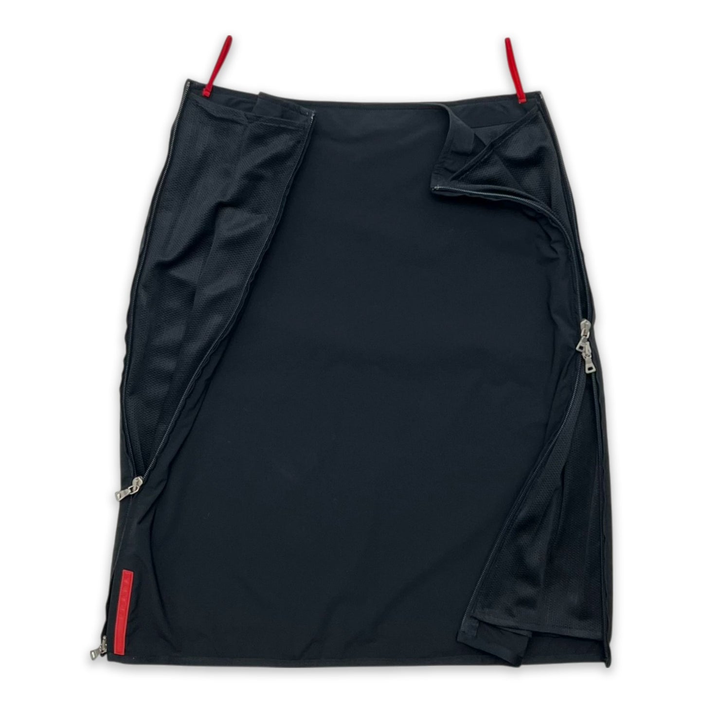PRADA SPORT DUAL ZIP TECHNICAL SKIRT