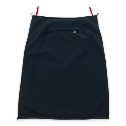PRADA SPORT DUAL ZIP TECHNICAL SKIRT