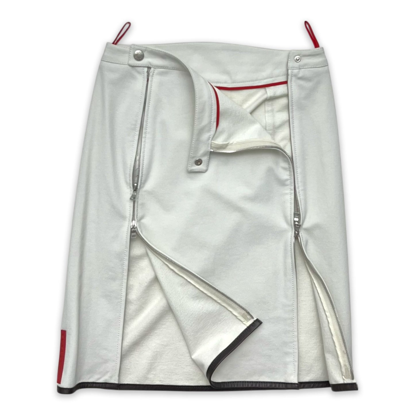 PRADA SPORT DUAL ZIP SKIRT
