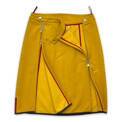 PRADA SPORT DUAL ZIP SKIRT