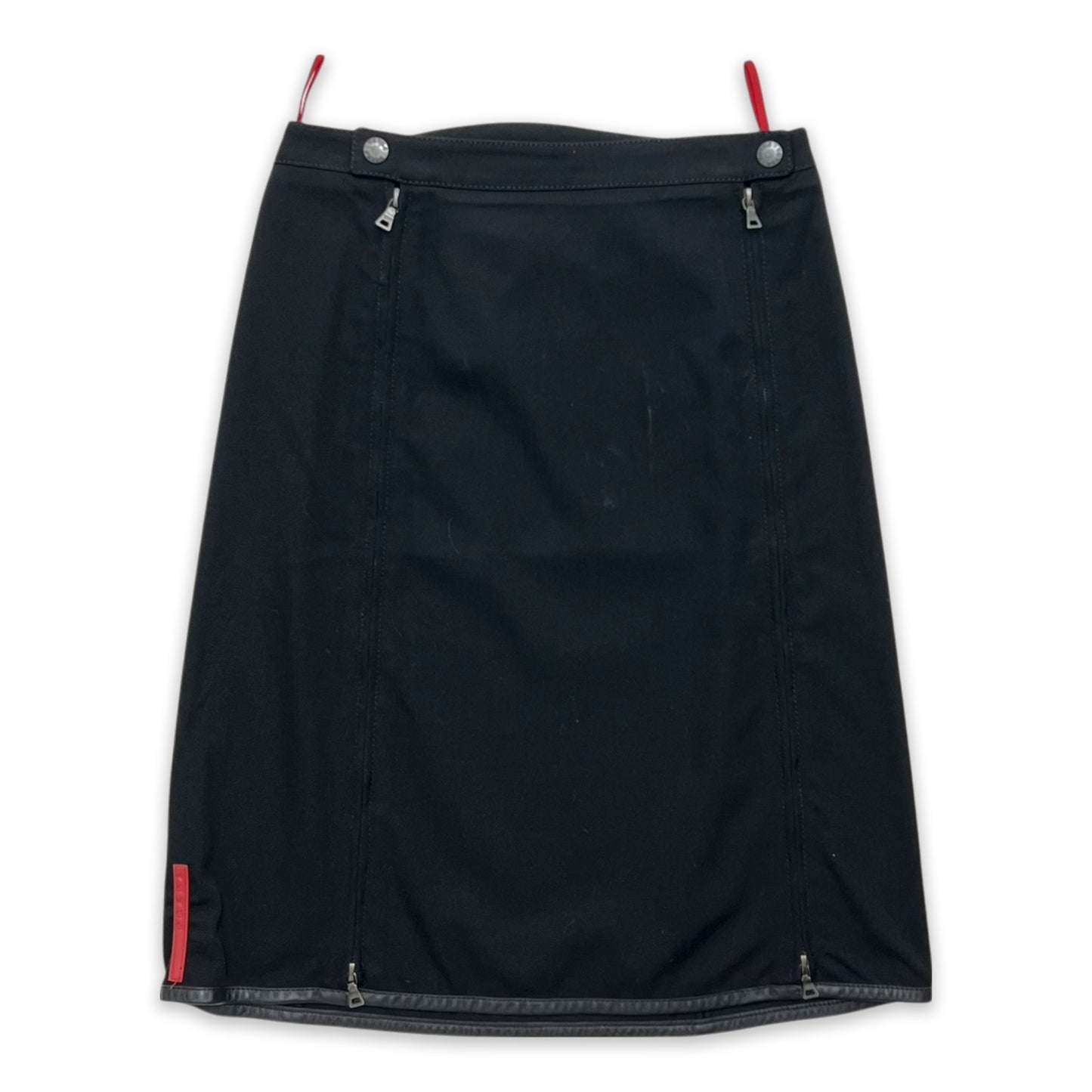 PRADA SPORT DUAL ZIP SKIRT