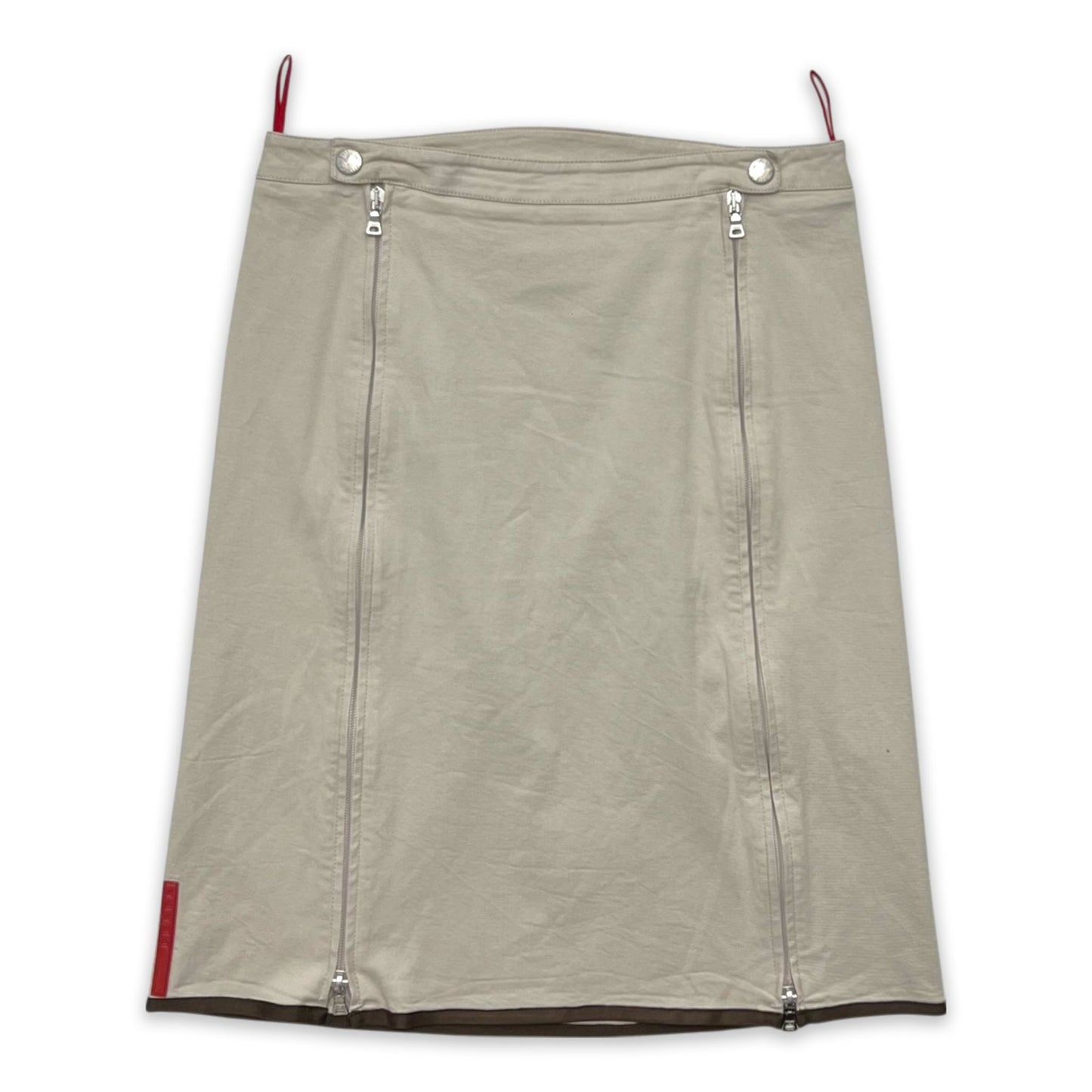 PRADA SPORT DUAL ZIP SKIRT