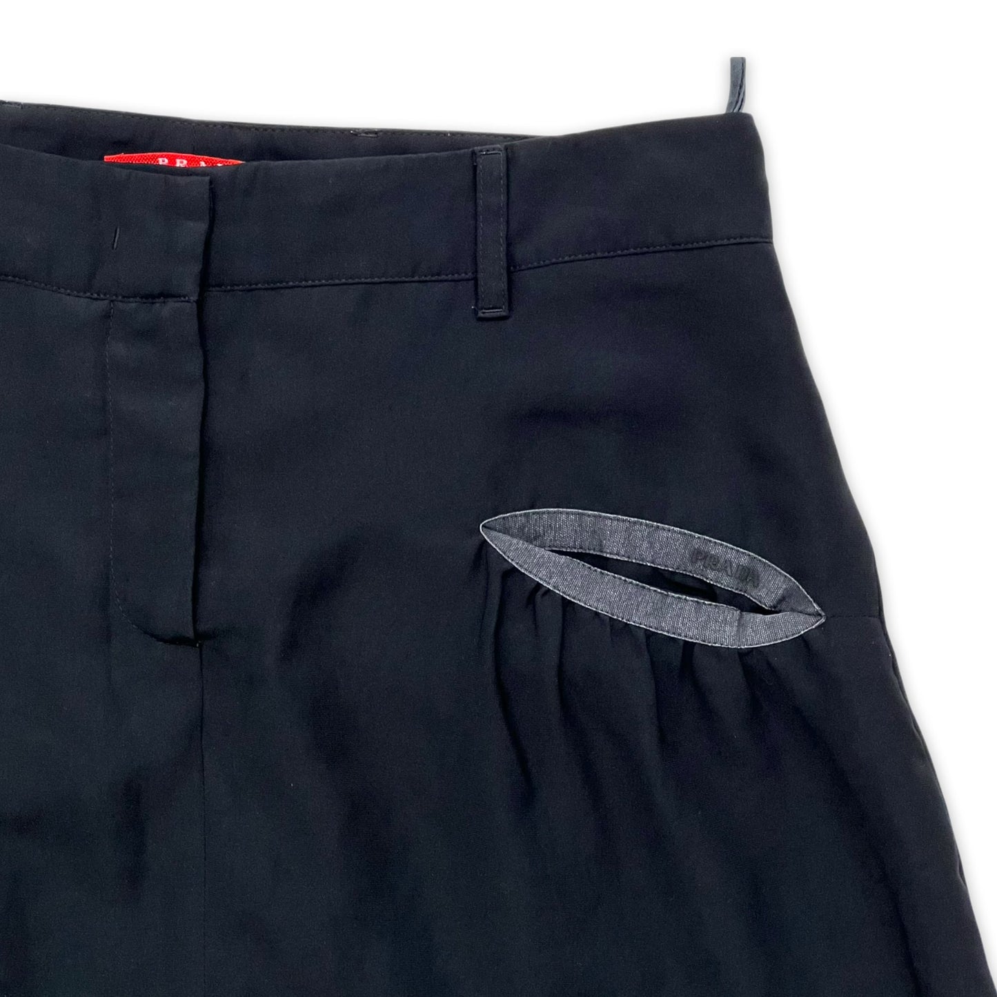 PRADA SLOUCH POCKET DETAILED SKIRT