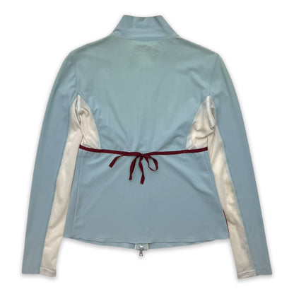 PRADA SPORT BACK TIED ZIP TOP