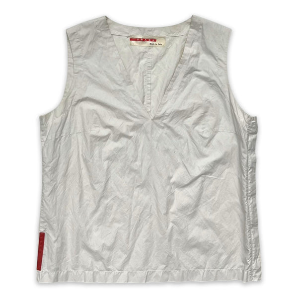 PRADA SPORT SS00 V NECK TOP