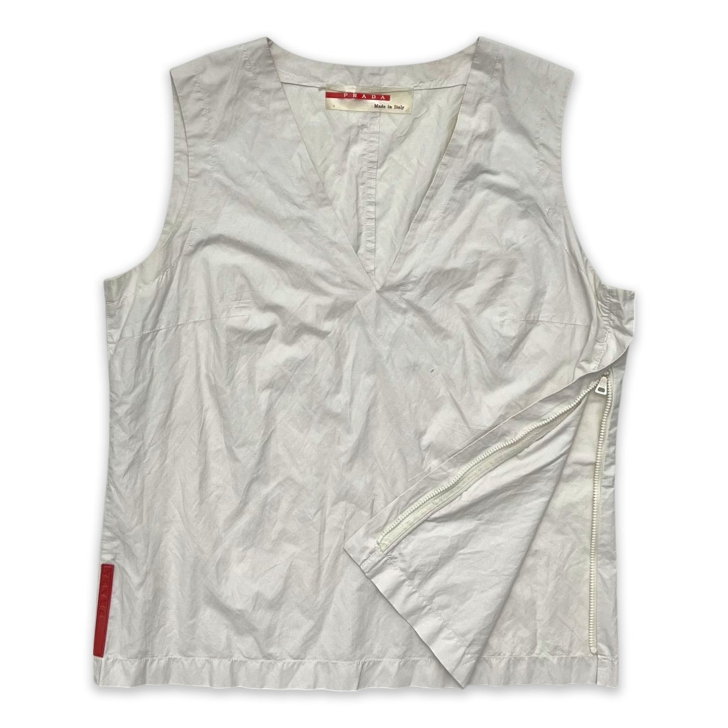 PRADA SPORT SS00 V NECK TOP