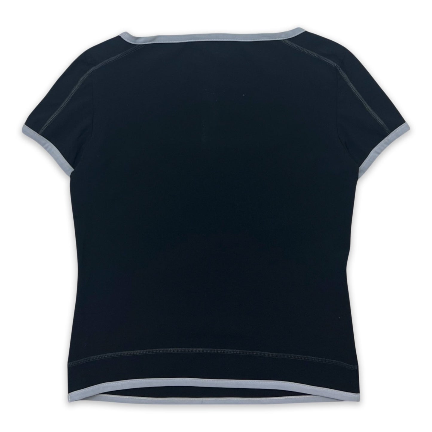 PRADA SPORT SQUARE NECK FITTED TOP