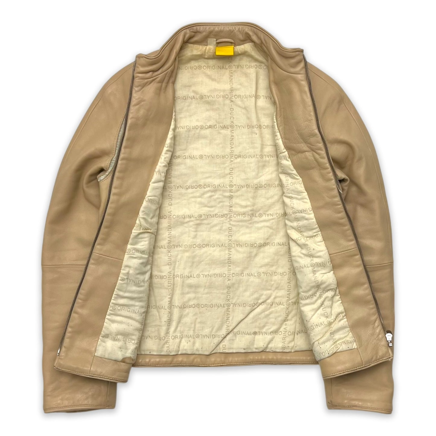 MANDARINA DUCK LEATHER JACKET