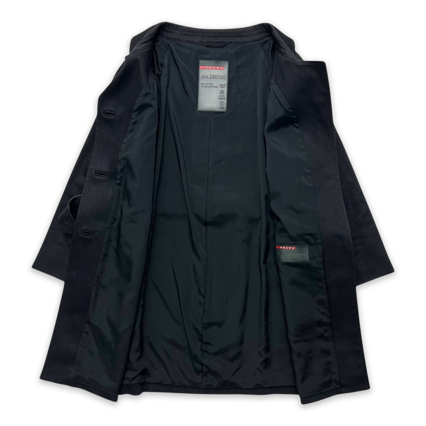 PRADA BELTED TRENCH COAT