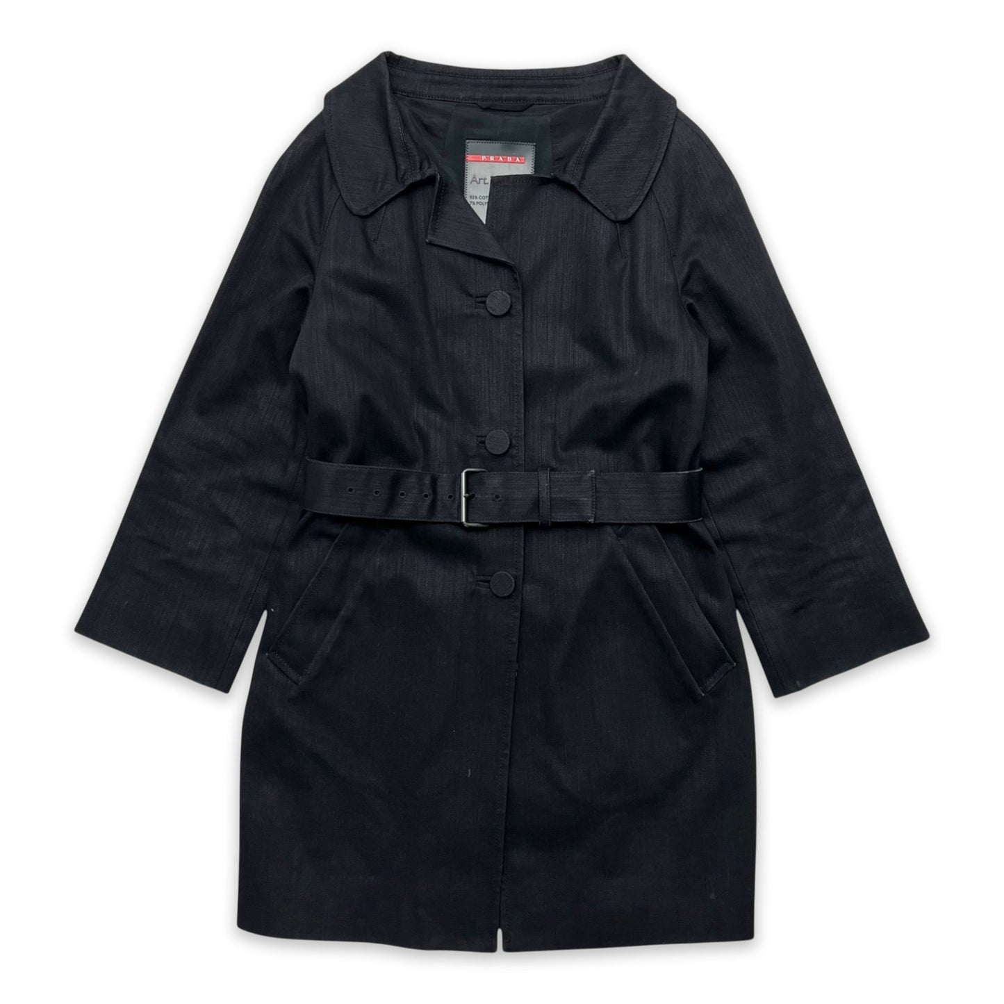 PRADA BELTED TRENCH COAT