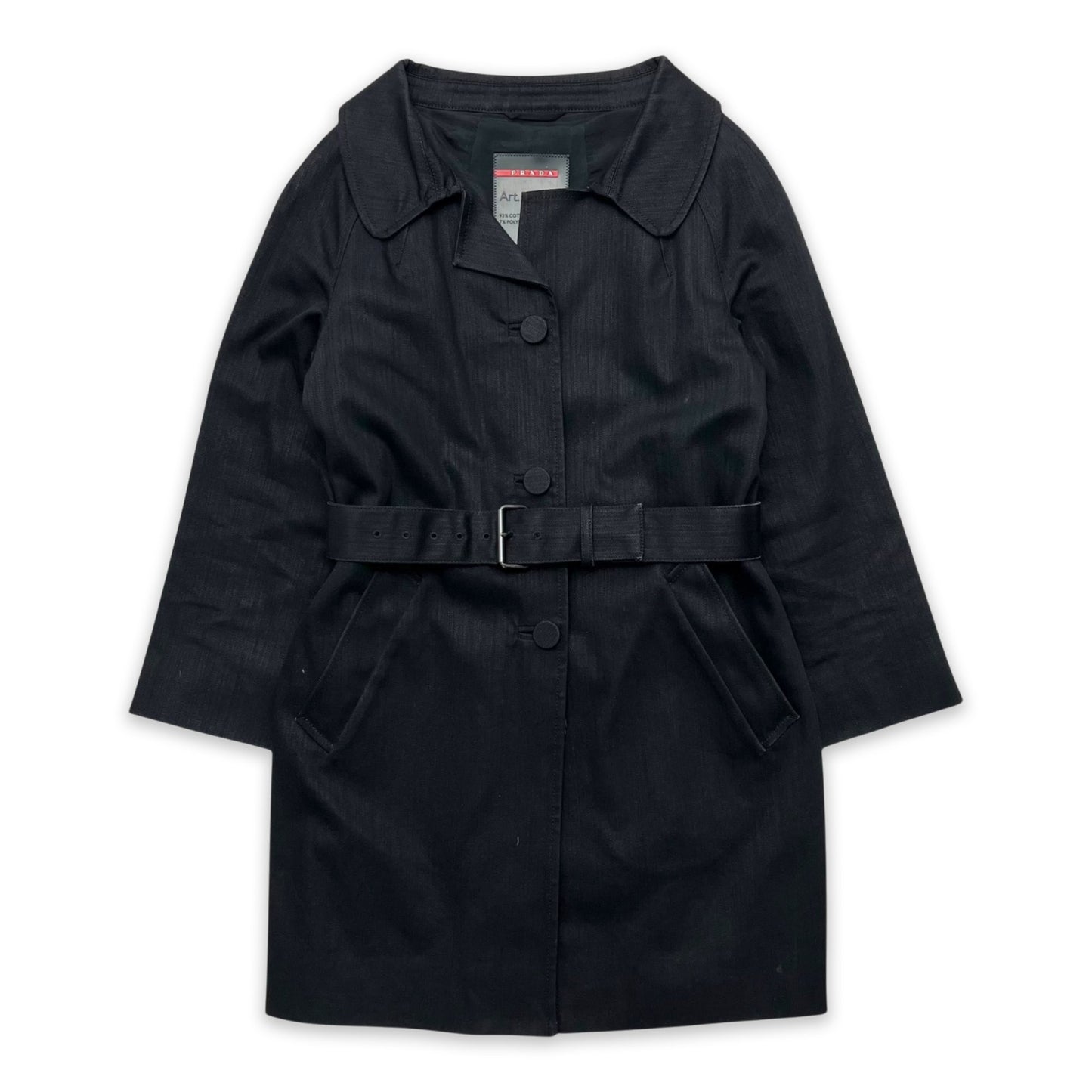 PRADA BELTED TRENCH COAT
