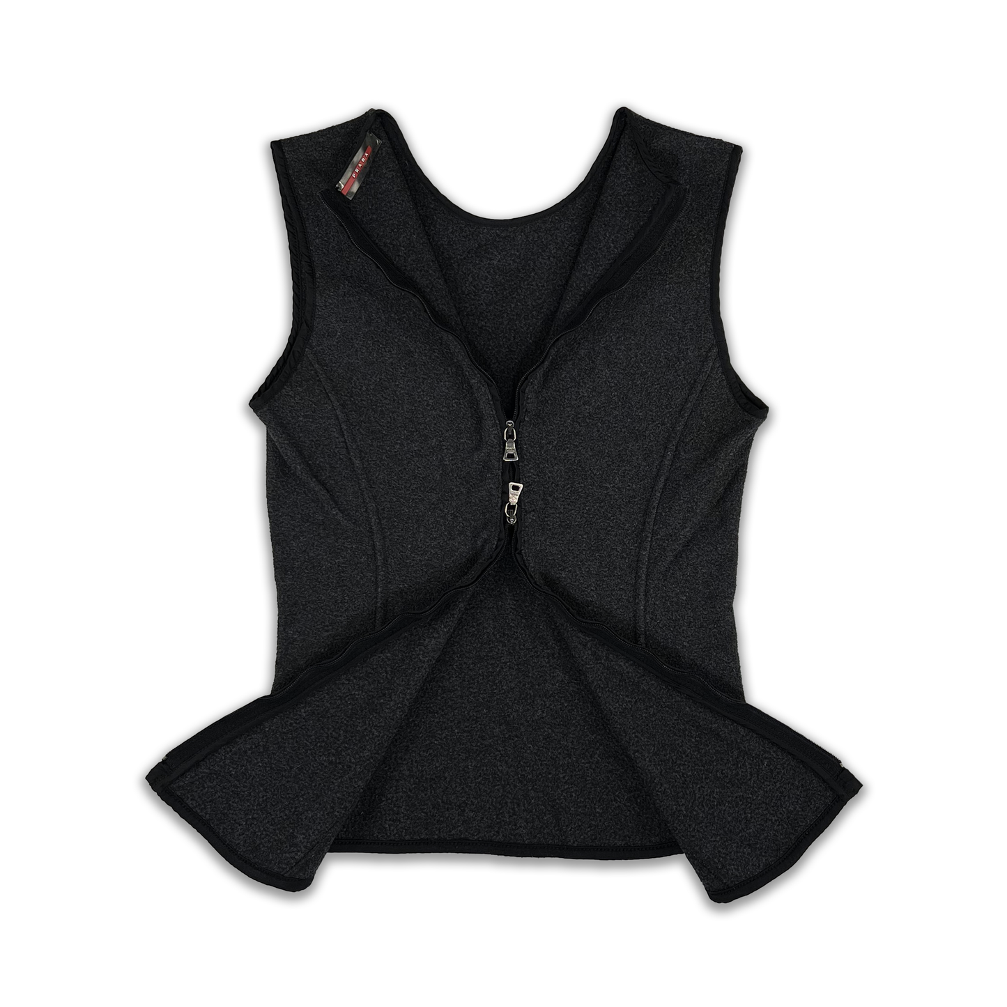 PRADA SPORT FW99 ZIP BACK FLEECE VEST