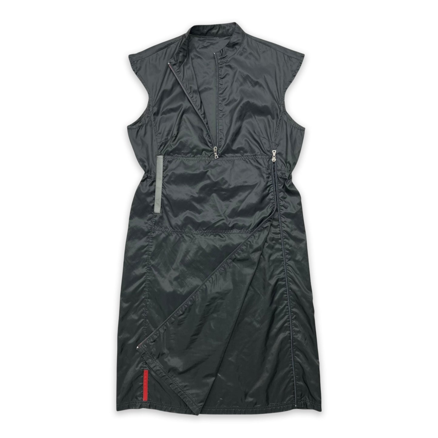 PRADA SPORT SS99 BLACK NYLON DRESS