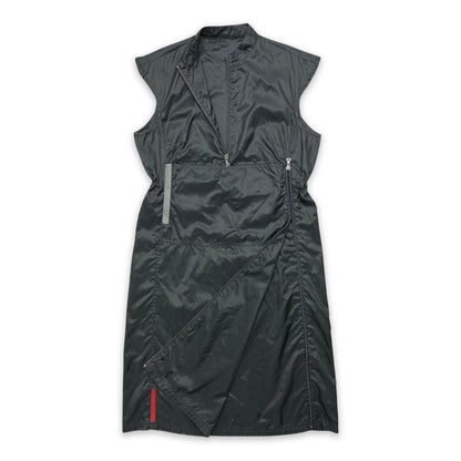 PRADA SPORT SS99 BLACK NYLON DRESS