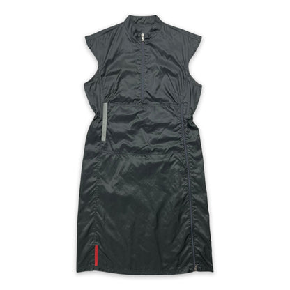 PRADA SPORT SS99 BLACK NYLON DRESS