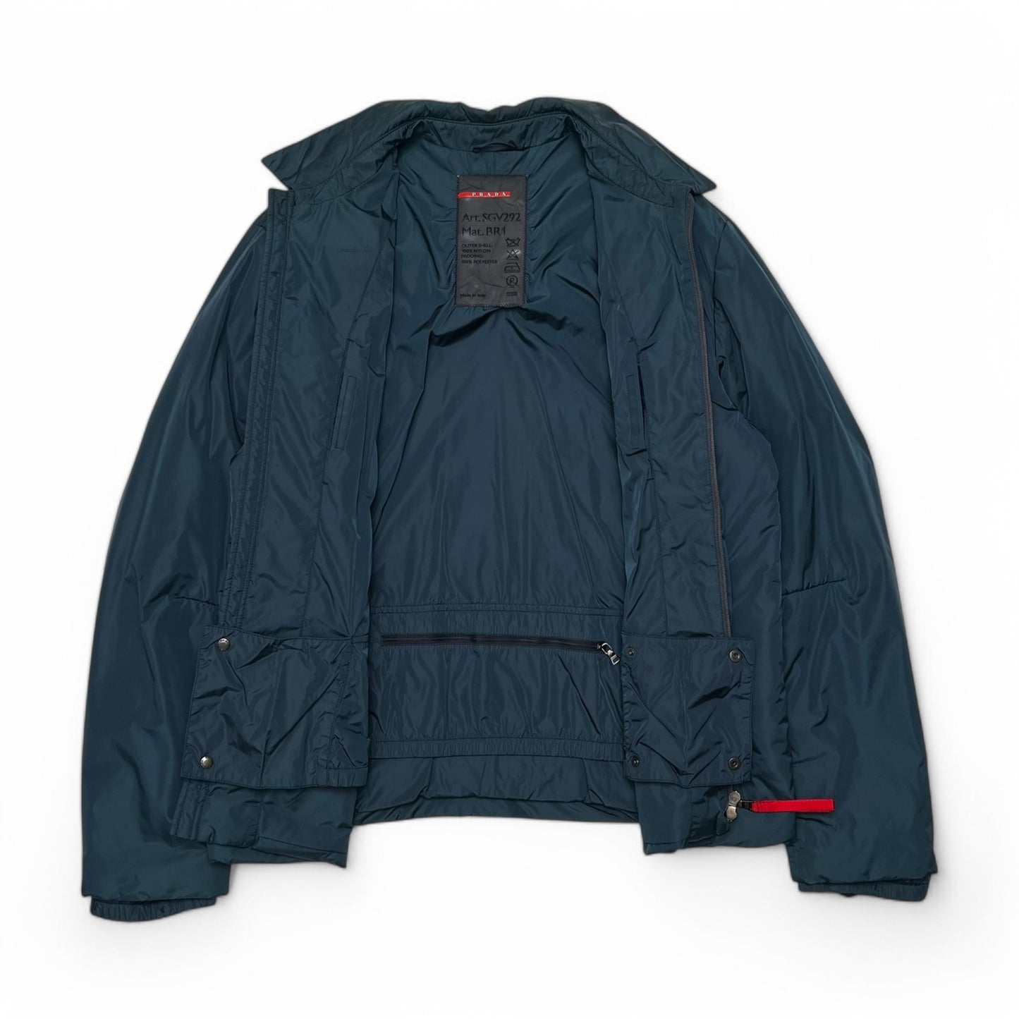 PRADA SPORT NYLON COLLARED SKI JACKET