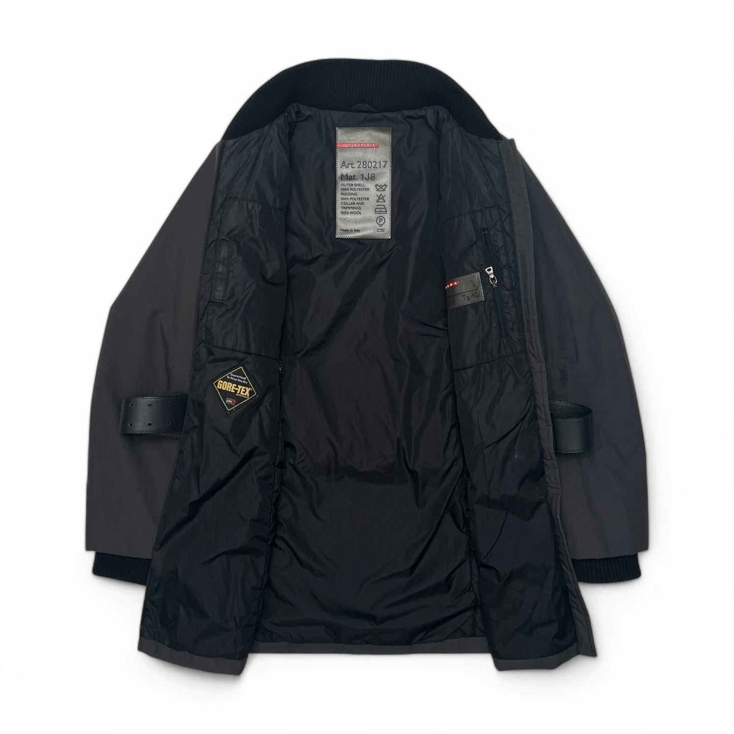 PRADA SPORT BELTED SKI PARKA JACKET