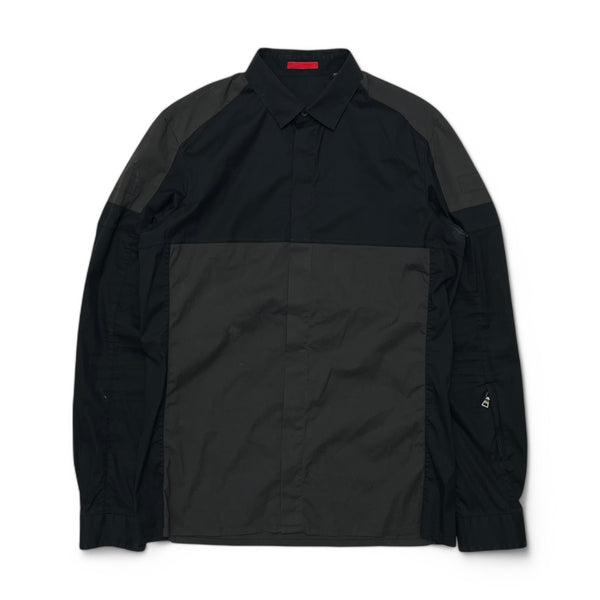 PRADA SPORT PANELLED LONG SLEEVE SHIRT